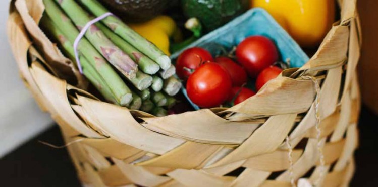 WIC photo - basket of fruits & vegetables